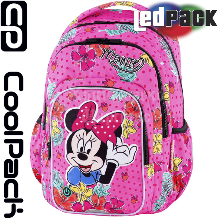 Cool Pack LED Spark L Minnie Tropical B45301 School Backpack Light