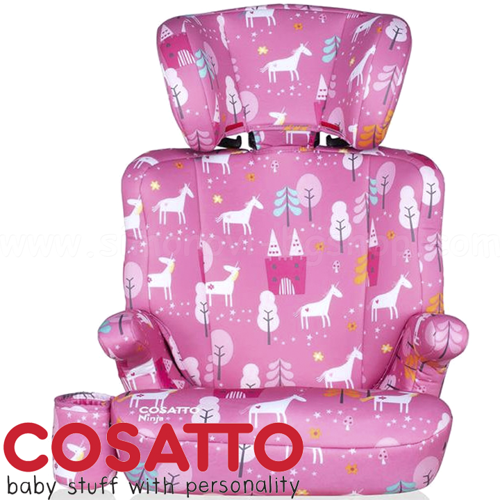 * Cosatto Car Seat 2/3 Ninja - Candy Unicorn LandCT4393