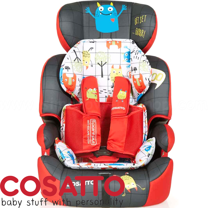Cosatto Стол за кола Zoomi 123 (9-36 кг.) Monster Mob Cosatto Стол за кола Zoomi 123 (9-36 кг.) Monster Mob