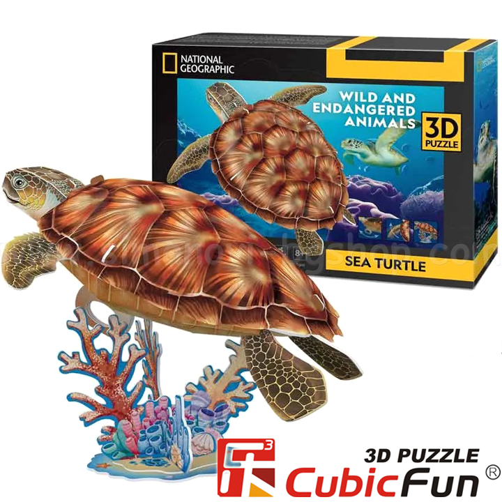 *3D Cubic Fun Puzzles   National Geographic   31. DS