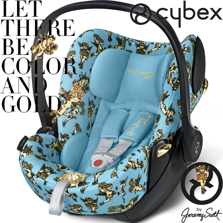 Cybex Столче за кола Cloud Q (0-13кг.) Jeremy Scott Cherubs Blue Cybex Столче за кола Cloud Q (0-13кг.) Jeremy Scott Cherubs Blue