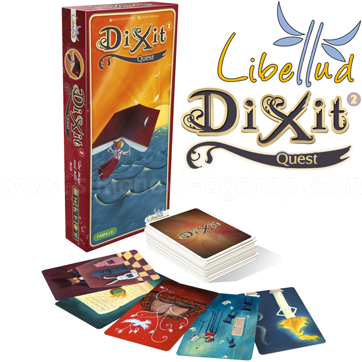 DiXit 2 Quest Playing Cards - extension of Bulgarian language - Libellud