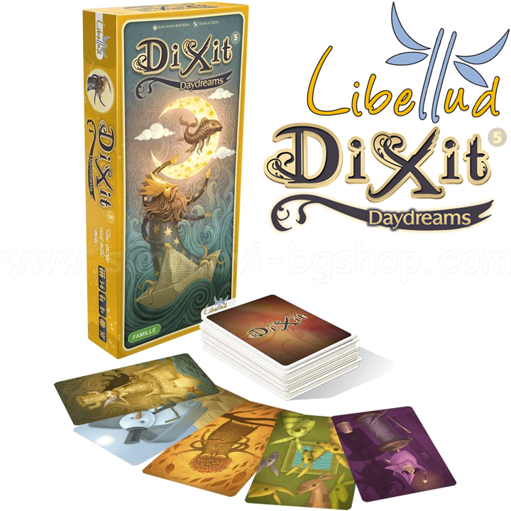 DiXit 5 Daydreams Playing Cards - extension of Bulgarian language - Libellud