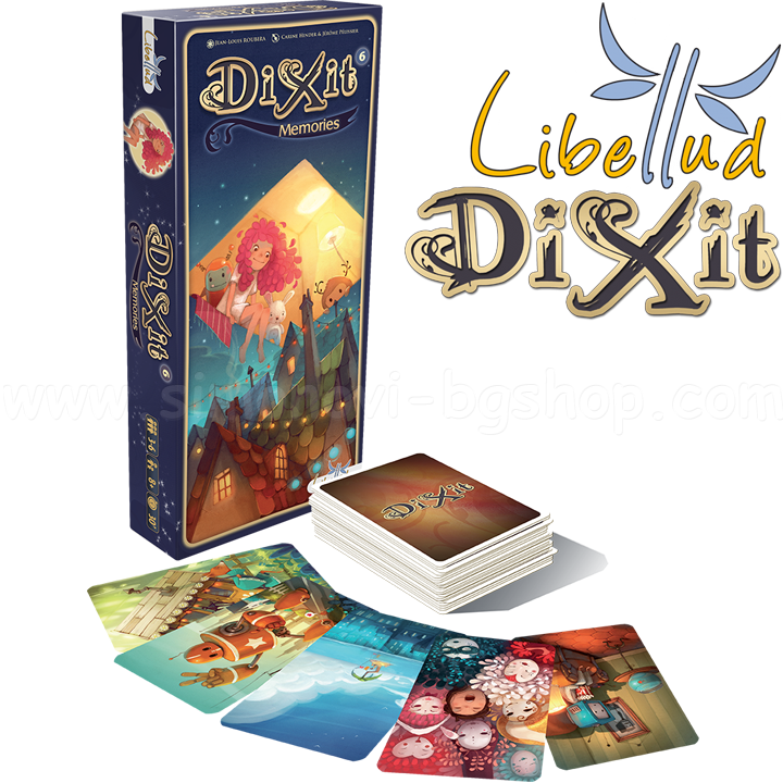 DiXit 6 Memories Playing Cards - extension of Bulgarian language - Libellud