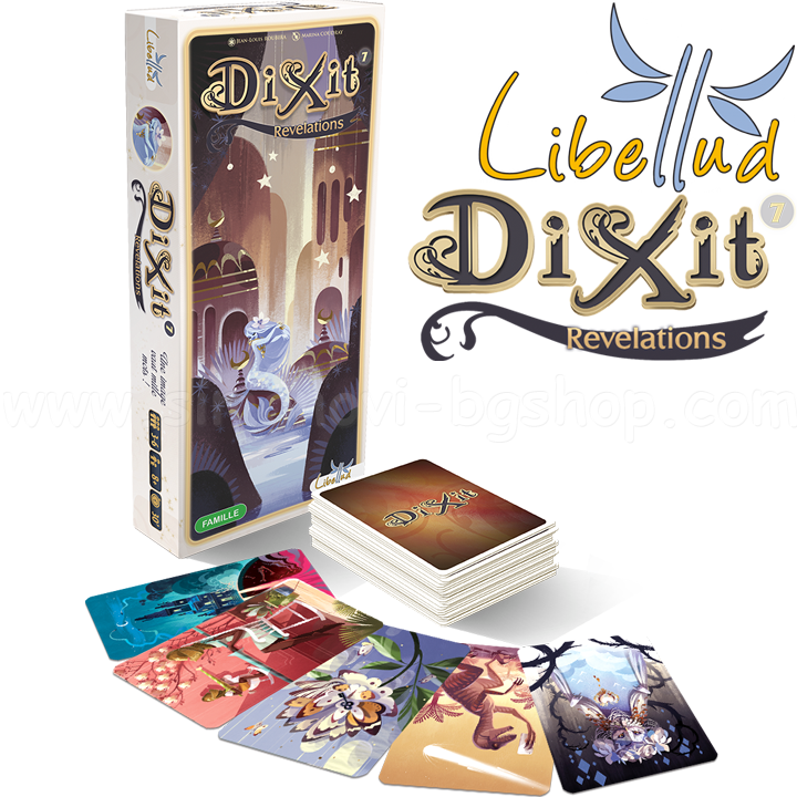 DiXit 7 Revelations Playing Cards - extension of Bulgarian language - Libellud