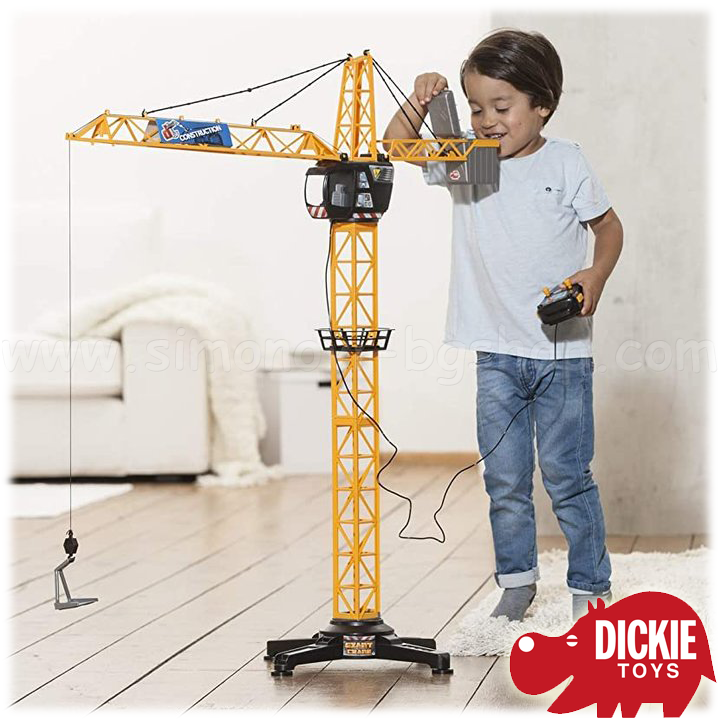 2022 Dickie Remote Control Mega Crane 100cm.