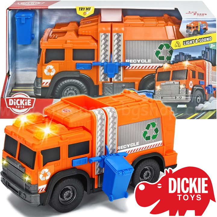Dickie Toys Basculantă 30 cm.Sunet și lumină 203306001