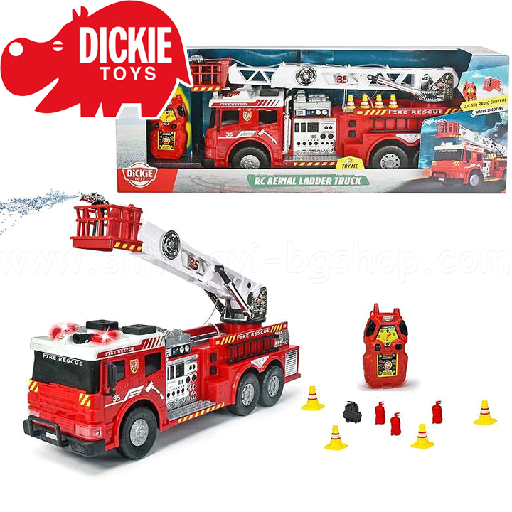 Dickie Toys Fire with lights, sound and water tank 203719022038
