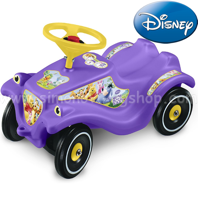 BIG - Disney Car riding and pushing BOBBY CAR WINNIE THE POOH