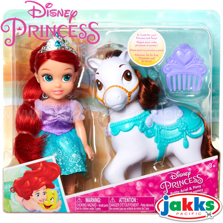 * Disney Princess Belle Little Princess Ariel with a horse 52666