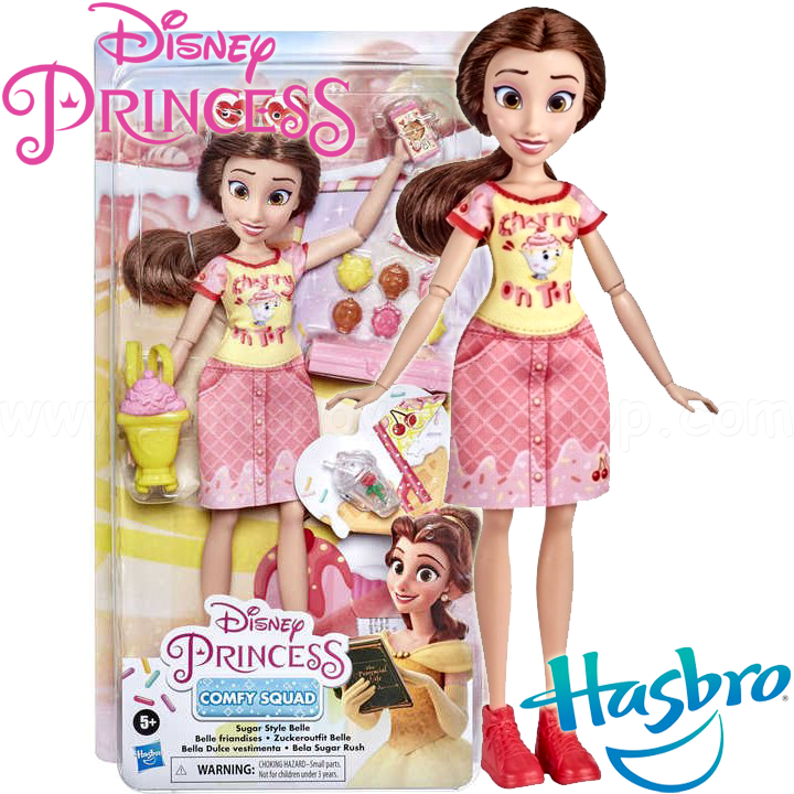 * Disney Princess Comfy Squad Modern Princess Belle E8394