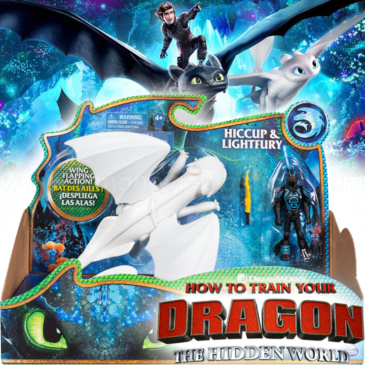 Dragons The Hidden World Дракон и ездач - Светъл Бяс и Хълцук 6045112 Dragons The Hidden World Дракон и ездач - Светъл Бяс и Хълцук 6045112