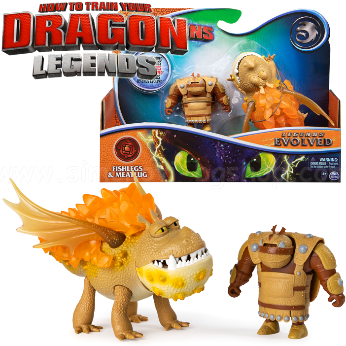 * Dragons Legends Elovled      Fishlegs & Meatlug60451