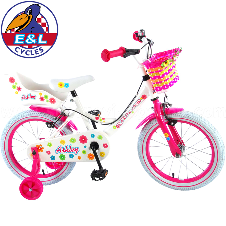 E & L cycles Детски велосипед с помощни колела 16" Ashley E & L cycles Детски велосипед с помощни колела 16" Ashley