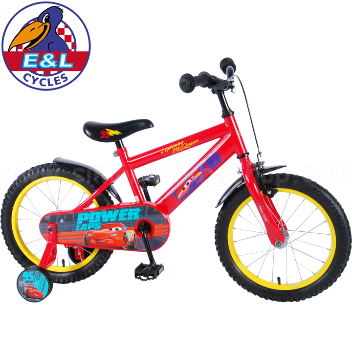E & L cycles Детски велосипед с помощни колела 16" Disney Cars E & L cycles Детски велосипед с помощни колела 16" Disney Cars
