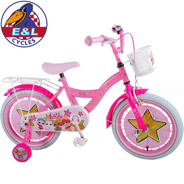 E & L cycles Детски велосипед с помощни колела 16" LOL Surprise E & L cycles Детски велосипед с помощни колела 16" LOL Surprise