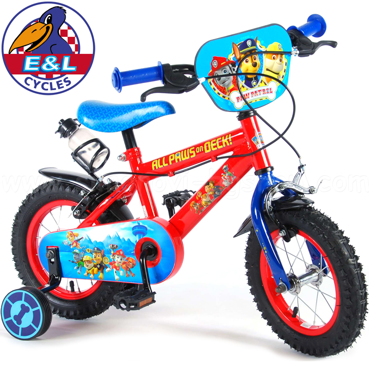 E & L cycles Детски велосипед с помощни колела 12" Paw Patrol E & L cycles Детски велосипед с помощни колела 12" Paw Patrol