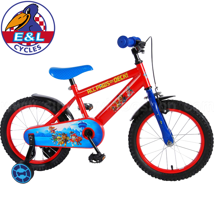 E & L cycles Детски велосипед с помощни колела 16" Paw Patrol E & L cycles Детски велосипед с помощни колела 16" Paw Patrol