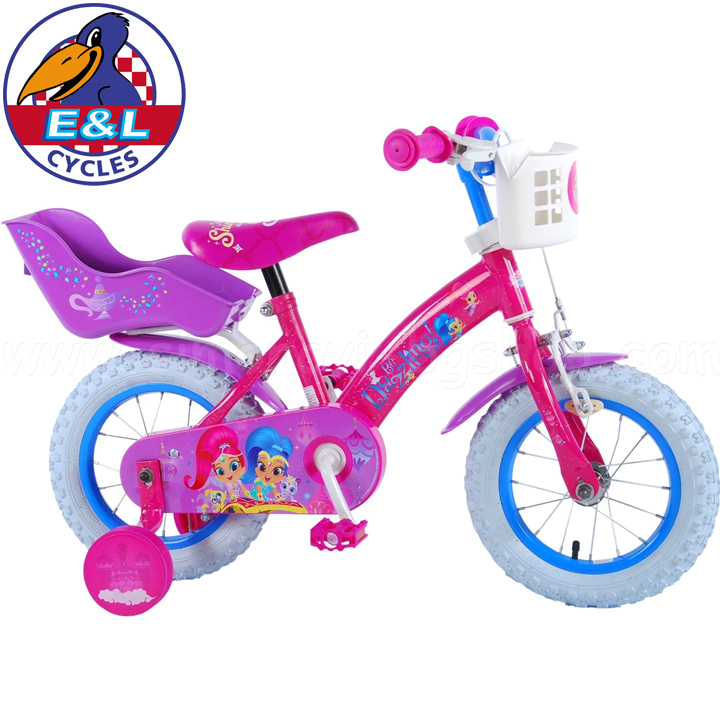 E & L cycles Детски велосипед с помощни колела 12" Shimmer and Shine E & L cycles Детски велосипед с помощни колела 12" Shimmer and Shine