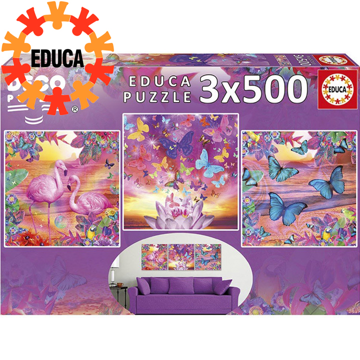 Educa  3x500  Tropical Views 17688