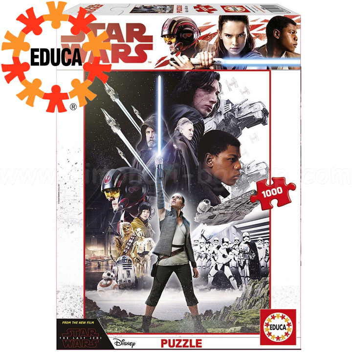 Educa Star Wars The Last Jedi Пъзел 1000 части 17465 Educa Star Wars The Last Jedi Пъзел 1000 части 17465