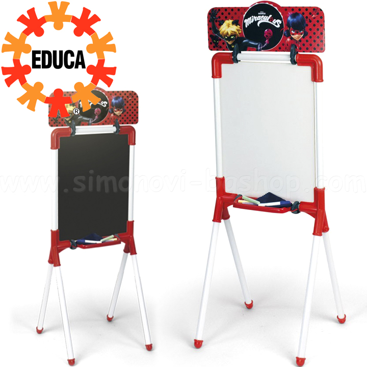 Educa Дъска за рисуване и учене Chicos Ladybug 53028 Educa Дъска за рисуване и учене Chicos Ladybug 53028