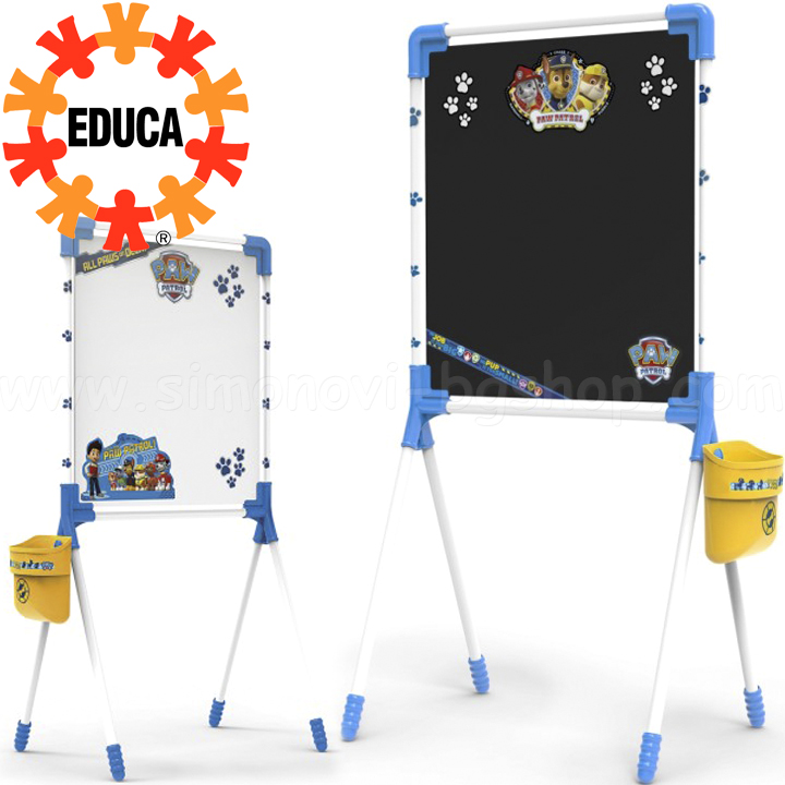 Educa Дъска за рисуване и учене Chicos Paw Patrol 52225 Educa Дъска за рисуване и учене Chicos Paw Patrol 52225