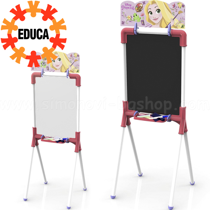 Educa Дъска за рисуване и учене Chicos Rapunzel 53018 Educa Дъска за рисуване и учене Chicos Rapunzel 53018