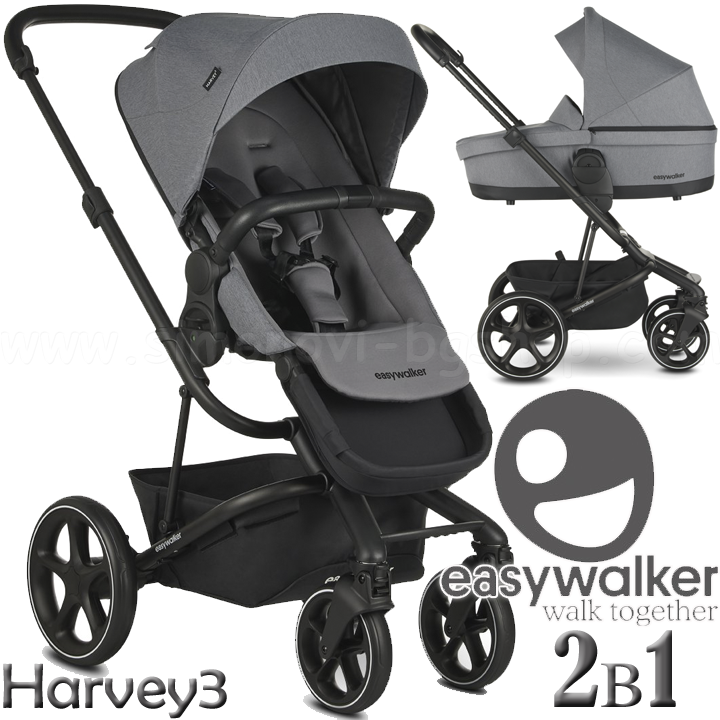* EasyWalker Baby stroller Harvey³ 2in1 Fossil Grey
