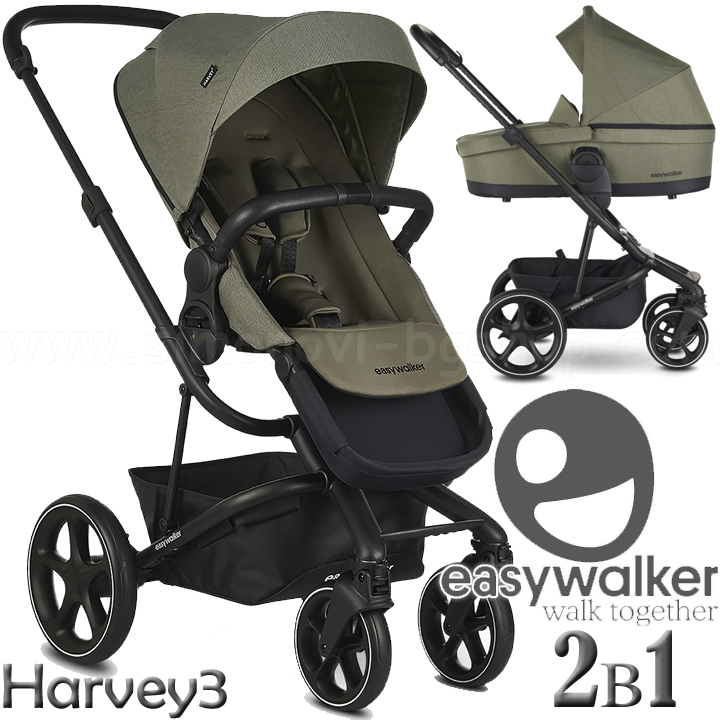 * EasyWalker Baby stroller Harvey³ 2in1 Sage Green