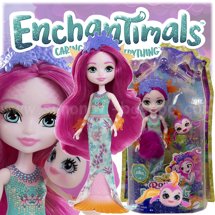 * Enchantimals Royal Little Doll Maura Mermaid & GlideGYJ02