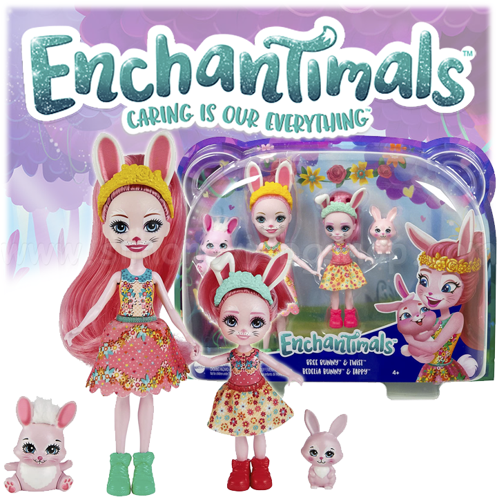 * Enchantimals   Bree Bunny & Bedelia Bunny    HCF84