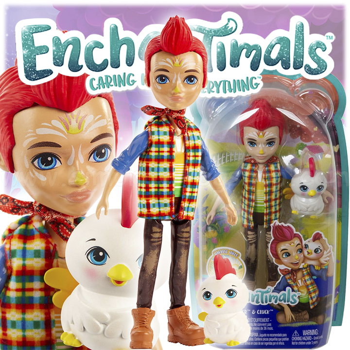 *Enchantimals  Redward Rooster   Cluck GJX39