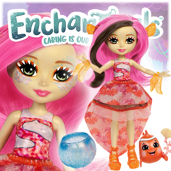 enchantimals clarita clownfish