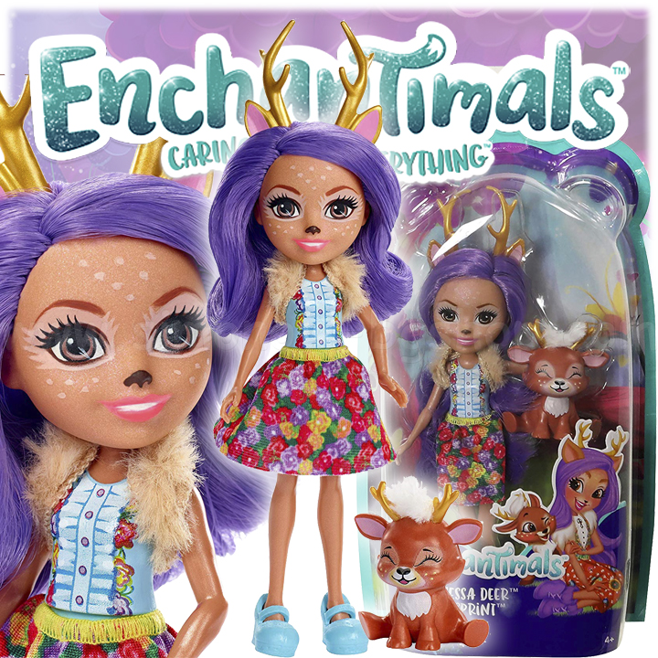 Enchantimals Guardians of the Doll Forest Danessa Deer and the Elder Sprint FXM7