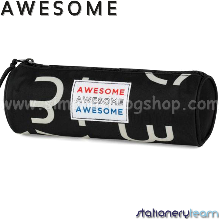 Awesome Epic Кръгъл несесер 10826 Black Stationery Team Awesome Epic Кръгъл несесер 10826 Black Stationery Team