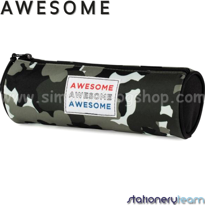 Awesome Epic Кръгъл несесер 10828 Green Stationery Team Awesome Epic Кръгъл несесер 10828 Green Stationery Team