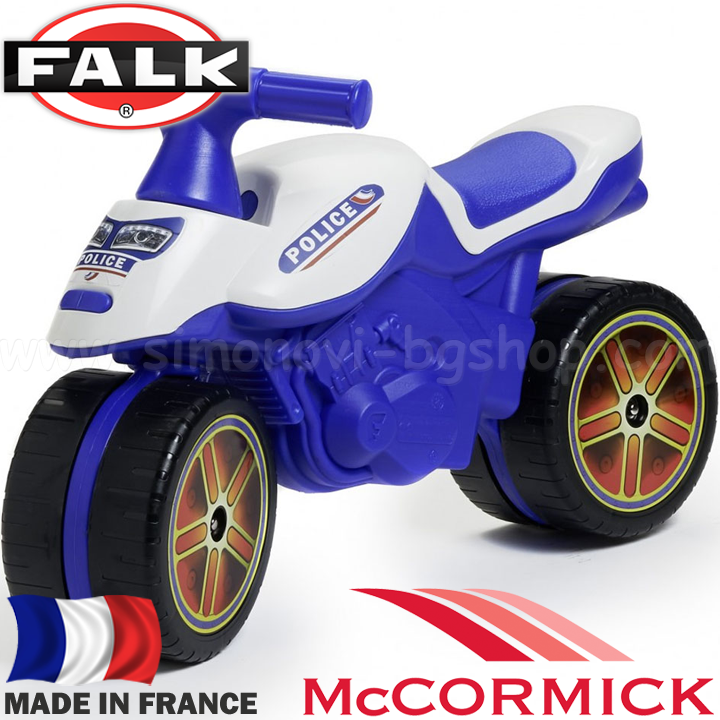 FALK Детски мотор за яздене Police Blue FALK Детски мотор за яздене Police Blue