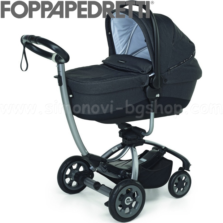 Foppapedretti Stroller Myo Tronic PLATINUM 3 in 1 Black
