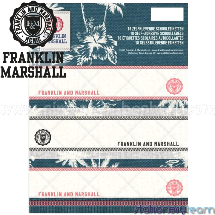 Franklin & Marshall Girls  10585 Stationery Team