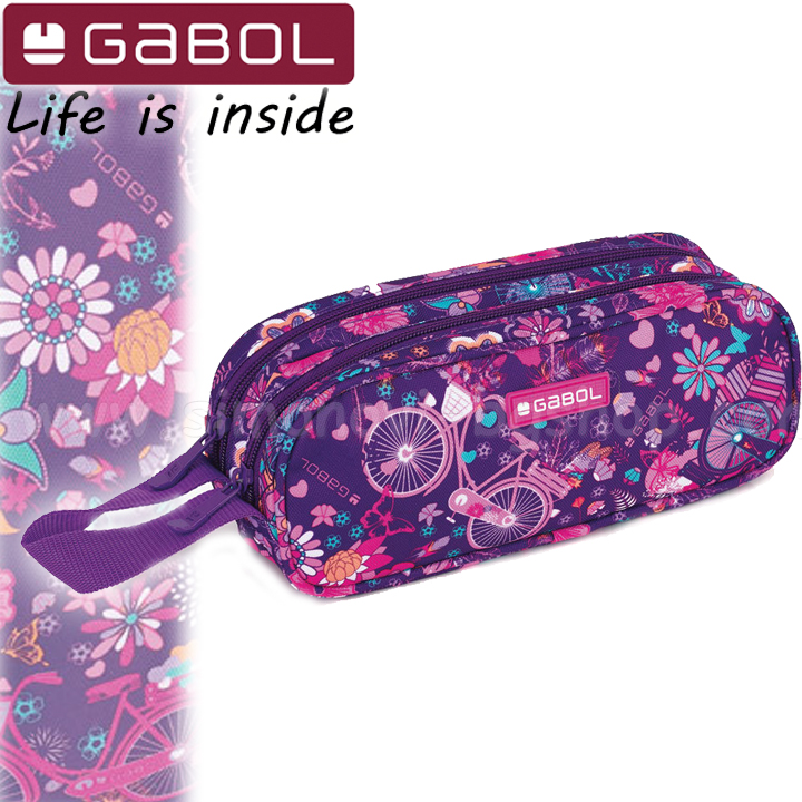 Gabol Abril Мек несесер с два ципа 22697699 Gabol Abril Мек несесер с два ципа 22697699