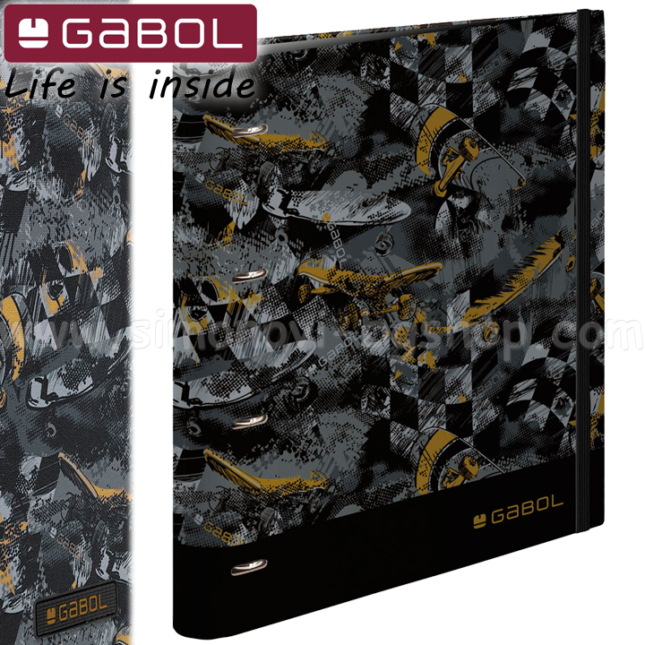 Gabol Loop Ученически класьор с 4 ринга и ластик 3 см. 22041599 Gabol Loop Ученически класьор с 4 ринга и ластик 3 см. 22041599