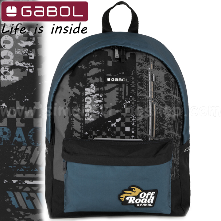 2024 Gabol Road Single Compartment School Backpack 23514432
