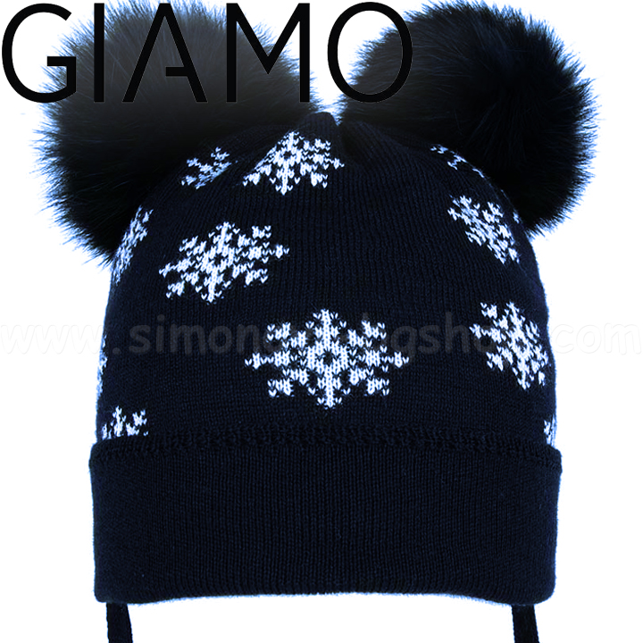 GIAMO       Snow Flakes Navy Blue 6SF