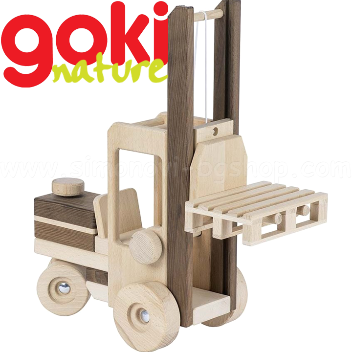 Goki Nature Stivuitor de jucărie din lemn 55901