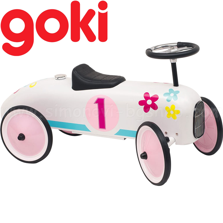 Goki Метална кола за яздене и бутане с крачета Susibelle 53833 Goki Метална кола за яздене и бутане с крачета Susibelle 53833