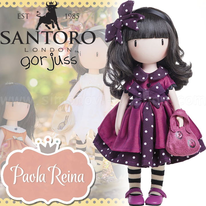 Gorjuss Дизайнерска кукла Ladybird от серия Santoro London Paola Reina 04902 Gorjuss Дизайнерска кукла Ladybird от серия Santoro London Paola Reina 04902