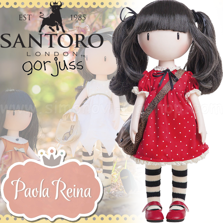 Gorjuss Дизайнерска кукла Ruby от серия Santoro London Paola Reina 04901 Gorjuss Дизайнерска кукла Ruby от серия Santoro London Paola Reina 04901