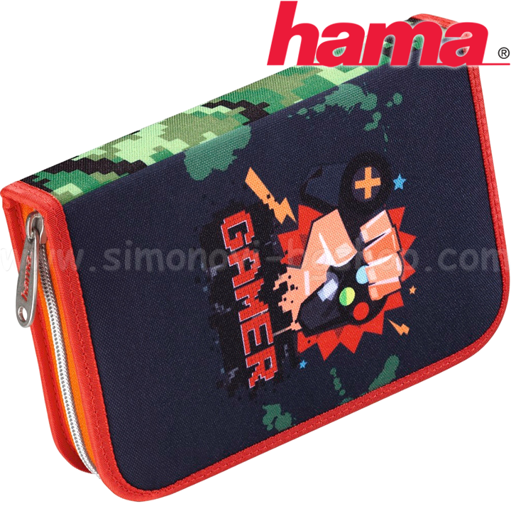 *2018 Hama Пълен ученически несесер Gamer 129062 *2018 Hama Пълен ученически несесер Gamer 129062