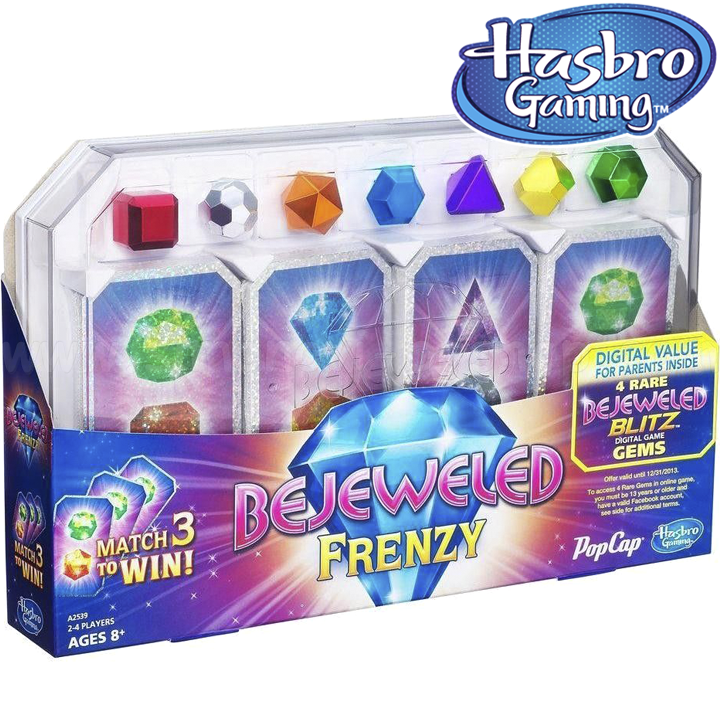*Hasbro Bejeweled Семейна игра с диаманти A2539 *Hasbro Bejeweled Семейна игра с диаманти A2539